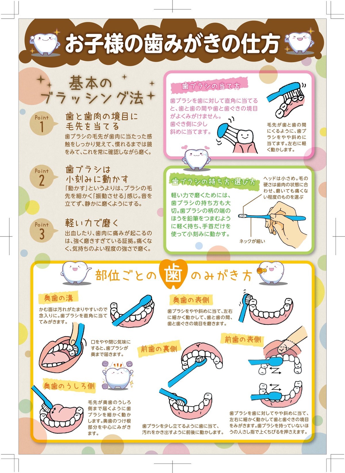 保育園 歯磨き 指導 の 仕方